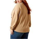 Women's Ariat Canvas Oversized Long Sleeve T-Shirt - Thumbnail 5 of 7