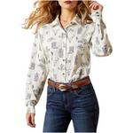 Women's Ariat Homestyle Long Sleeve Button Up Shirt - Thumbnail 1 of 4