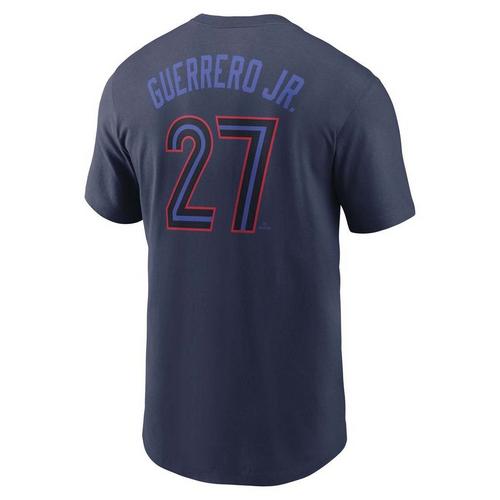 Nike Toronto Blue Jays Vladimir Guerrero Jr #27 City Connect Name & Number T-Shirt - Primary Image