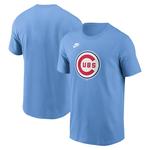 Nike Chicago Cubs Cooperstown Collection Logo T-Shirt - Thumbnail 3 of 3