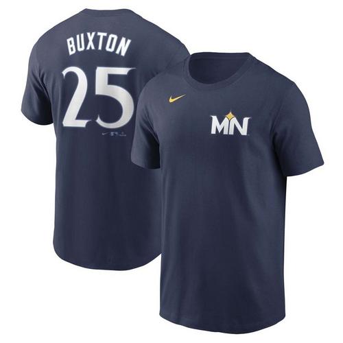 Nike Minnesota Twins Byron Buxton #25 City Connect Name & Number T-Shirt - Primary Image
