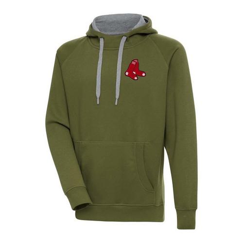 Antigua Boston Red Sox Left Chest Logo Victory Hoodie - Primary Image