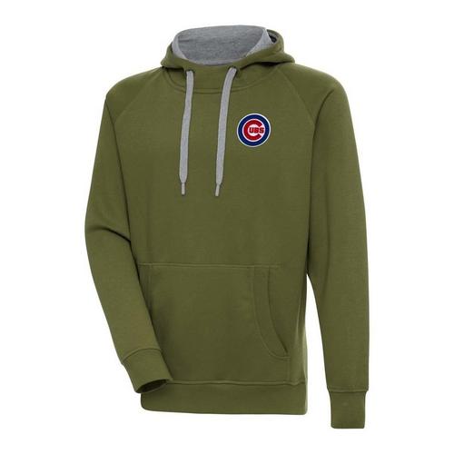 Antigua Chicago Cubs Left Chest Logo Victory Hoodie - Primary Image