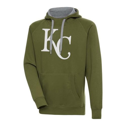Antigua Kansas City Royals Chest Logo Victory Hoodie - Primary Image