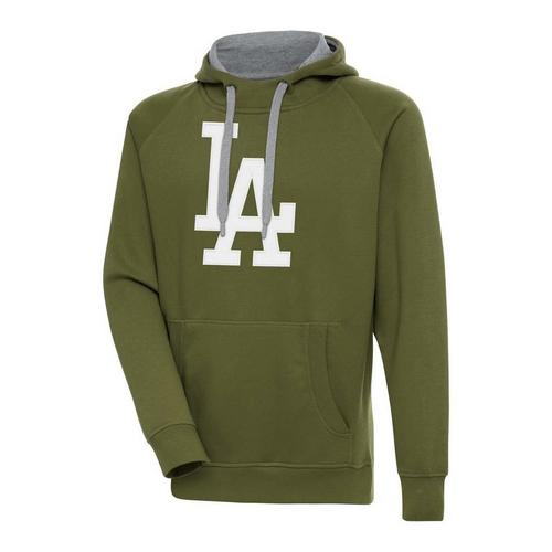 Antigua Los Angeles Dodgers Chest Logo Victory Hoodie - Primary Image