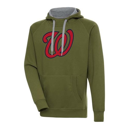 Antigua Washington Nationals Chest Logo Victory Hoodie - Primary Image