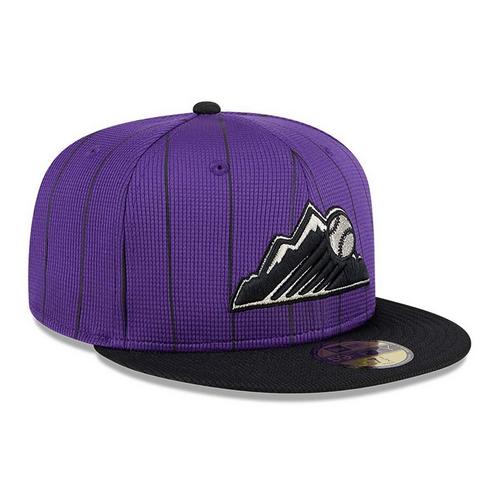 New Era Colorado Rockies 2025 Batting Practice 59Fifty Fitted Hat - Primary Image