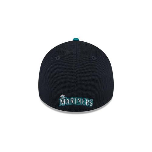 New Era Seattle Mariners 2024 Batting Practice 39Thirty Stretch Fit Hat - Primary Image