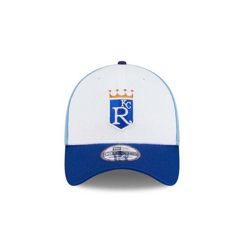 New Era Kansas City Royals 2024 Batting Practice 39Thirty Stretch Fit Hat - Primary Image