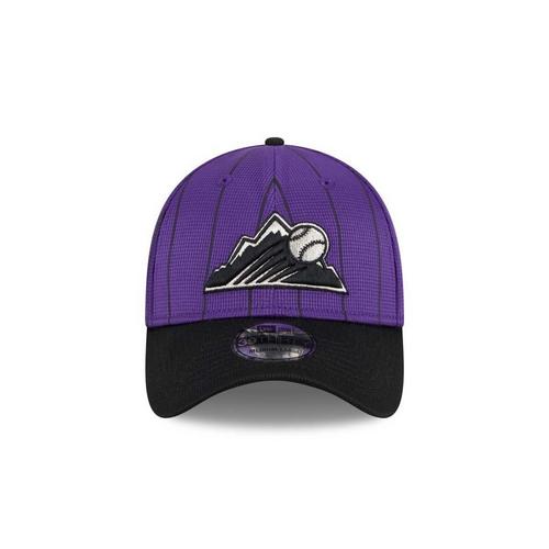 New Era Colorado Rockies 2024 Batting Practice 39Thirty Stretch Fit Hat - Primary Image