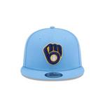 New Era Milwaukee Brewers Early Game Sky 9Fifty Adjustable Hat - Thumbnail 2 of 4