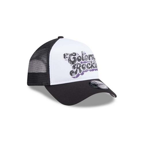 New Era Women's Colorado Rockies Throwback 9Forty Adjustable Hat - Primary Image