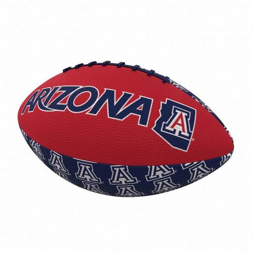 Arizona Wildcats Repeating Mini-Size Rubber Football - Primary Image