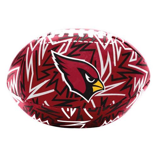 Logo Brands Arizona Cardinals Micro Graffiti Football - Primary Image