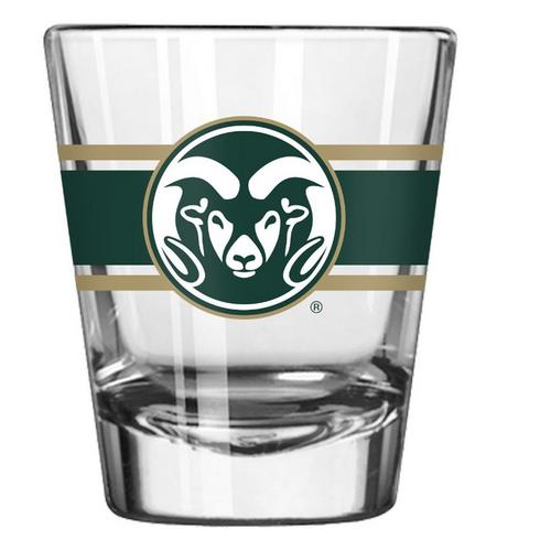 Logo Brands Colorado State Rams Stripe Shot Glass - Primary Image