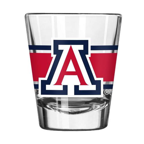 Logo Brands Arizona Wildcats Stripe Shot Glass - Primary Image