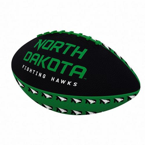 North Dakota Fighting Hawks Mini-Size Rubber Footballl - Primary Image