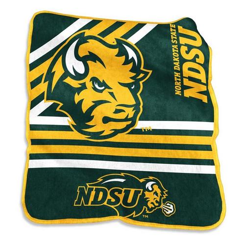 Logo Brands North Dakota State Bison 50x60 Raschel Throw - Primary Image