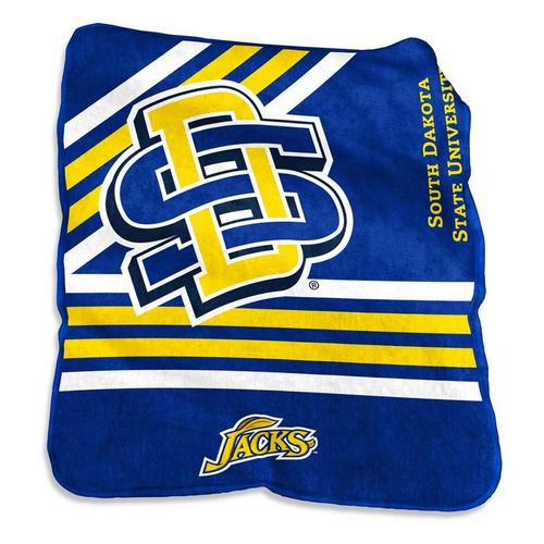 Logo Brands South Dakota State Jackrabbits 50x60 Raschel Throw - Primary Image
