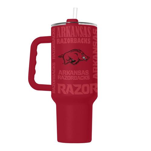 Logo Brands Arkansas Razorbacks 40oz. Powder Coat Replay Tumbler - Primary Image