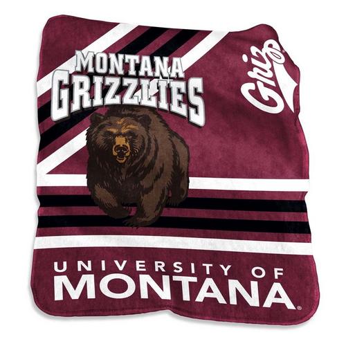 Logo Brands Montana Grizzlies 50x60 Raschel Throw - Primary Image