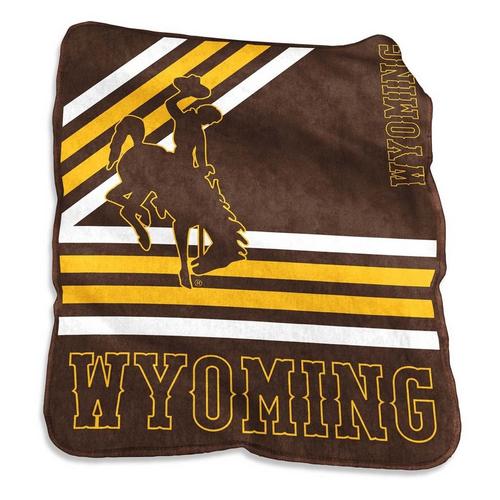 Logo Brands Wyoming Cowboys 50x60 Raschel Throw - Primary Image
