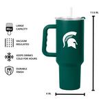Logo Brands Michigan State Spartans 40 oz. Flipside Powder Coat Tumbler - Thumbnail 2 of 4