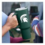 Logo Brands Michigan State Spartans 40 oz. Flipside Powder Coat Tumbler - Thumbnail 4 of 4