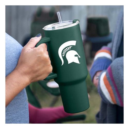 Logo Brands Michigan State Spartans 40 oz. Flipside Powder Coat Tumbler - Primary Image