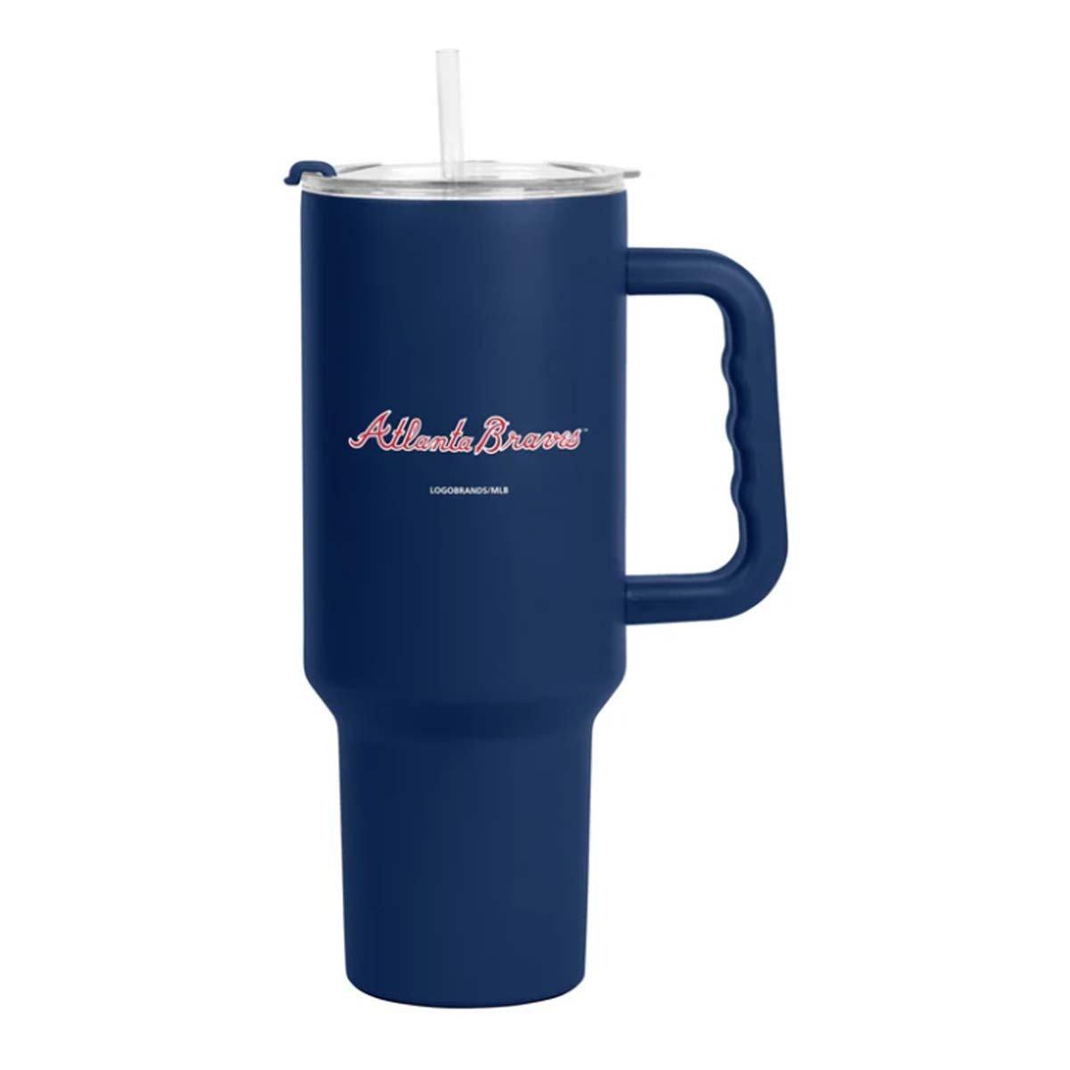 Atlanta Braves 40oz Flipside Powder Coat Tumbler - Thumbnail 3