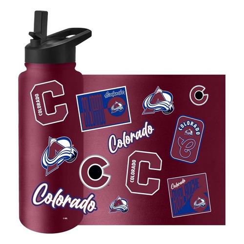 Logo Brands Colorado Avalanche 34 oz. Dreamweave Quencher Bottle - Primary Image