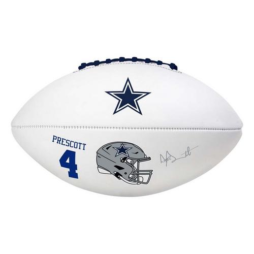 Logo Brands Dallas Cowboys Dak Prescott Full-Size Autograph Football - Primary Image