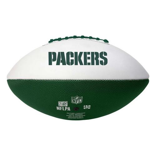 Logo Brands Green Bay Packers Jordan Love Full-Size Autograph Football - Primary Image