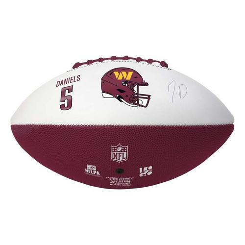 Logo Brands Washington Commanders Jayden Daniels Full-Size Autograph Football - Primary Image