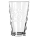 Logo Brands Wisconsin Badgers Arch Pint Glass - Thumbnail 1 of 2