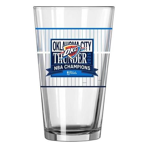 Logo Brands Oklahoma City Thunder 2025 NBA Finals Champions Pint Glass - Primary Image
