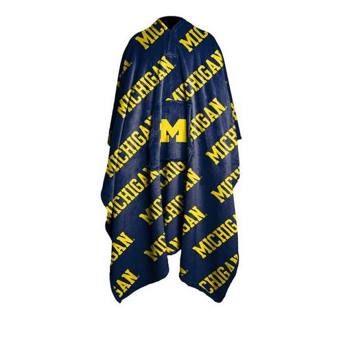 Logo Brands Michigan Wolverines Wearable Throw - Primary Image