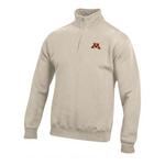 Gear For Sports Minnesota Golden Gophers Logo Big Cotton Long Sleeve 1/4 Zip - Thumbnail 1 of 2