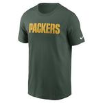 Nike Green Bay Packers Wordmark T-Shirt - Thumbnail 1 of 2