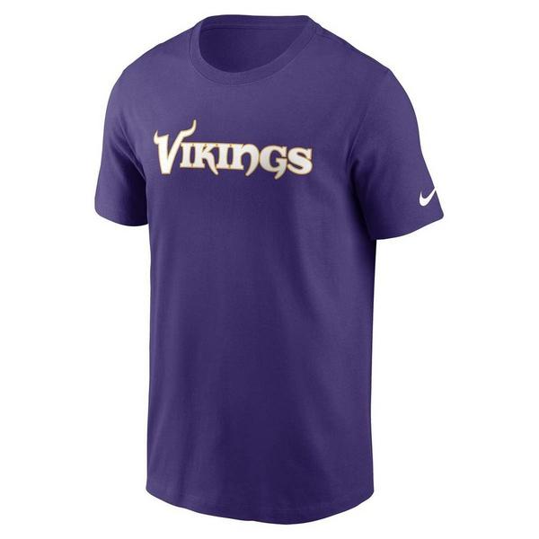 Minnesota Vikings Nike Wordmark T-Shirt 2XLarge Purple
