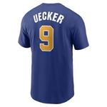 Nike Milwaukee Brewers Bob Uecker #9 Cooperstown Name & Number T-Shirt - Thumbnail 1 of 2