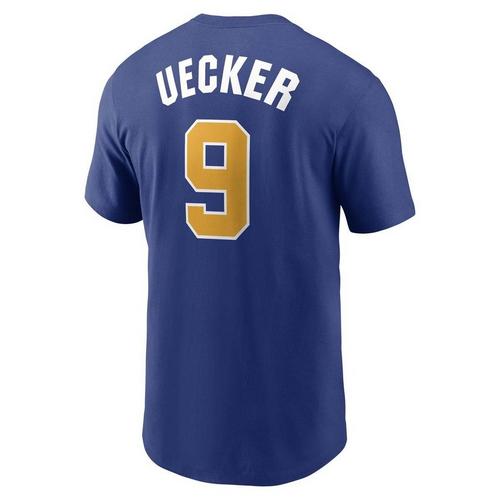 Nike Milwaukee Brewers Bob Uecker #9 Cooperstown Name & Number T-Shirt - Primary Image