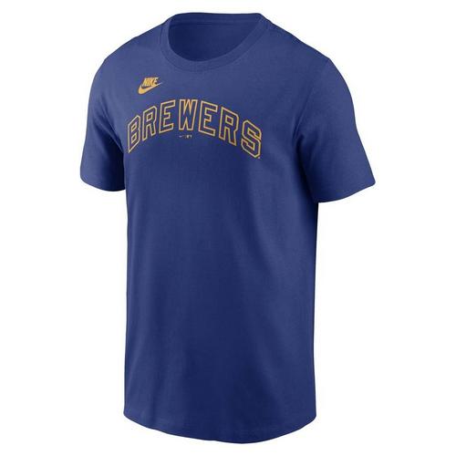 Nike Milwaukee Brewers Bob Uecker #9 Cooperstown Name & Number T-Shirt - Primary Image