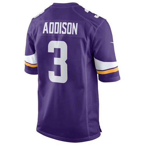 Nike Minnesota Vikings Jordan Addison #3 Game Jersey - Primary Image