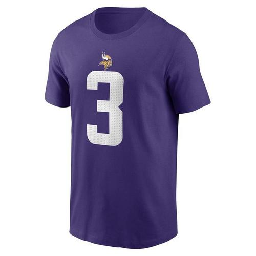 Nike Minnesota Vikings Jordan Addison #3 Name & Number T-Shirt - Primary Image
