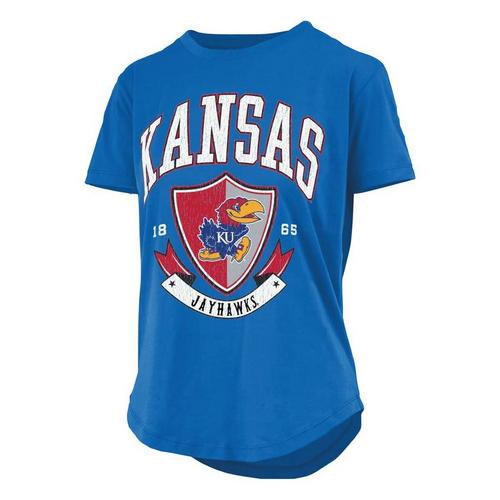 Pressbox Women's Kansas Jayhawks Buckler T-Shirt - Primary Image
