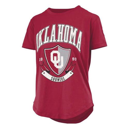 Pressbox Women's Oklahoma Sooners Buckler T-Shirt - Primary Image