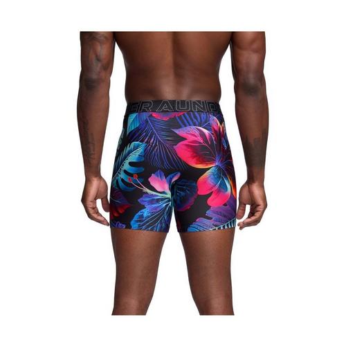 Men's Under Armour Performance Tech Mesh Printed 6" Boxer Briefs - Primary Image