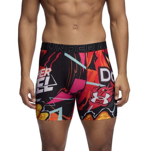 Men's Under Armour Performance Tech Mesh Doritos Printed 6" Boxer Briefs - Primary Image