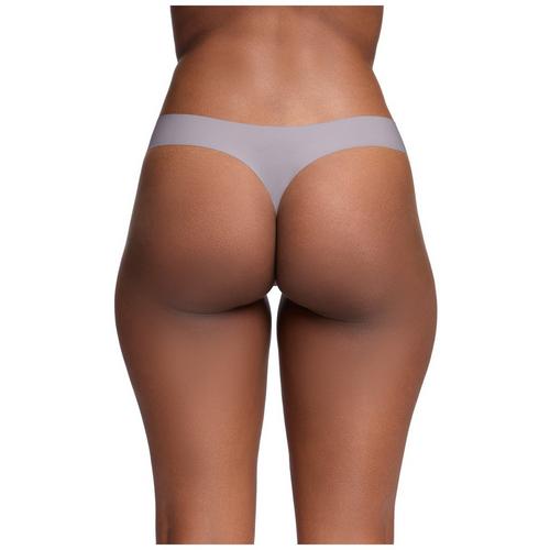 Women's Under Armour Pure Stretch No Show 3 Pack Thong - Primary Image